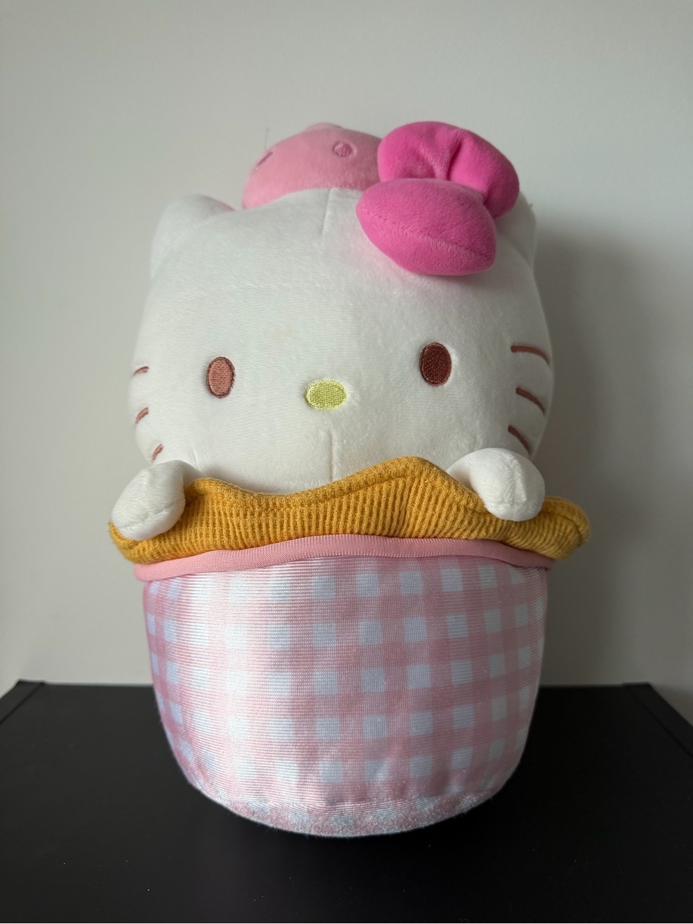Sanrio Hello Kitty Waffle Cup Ice Cream Plush